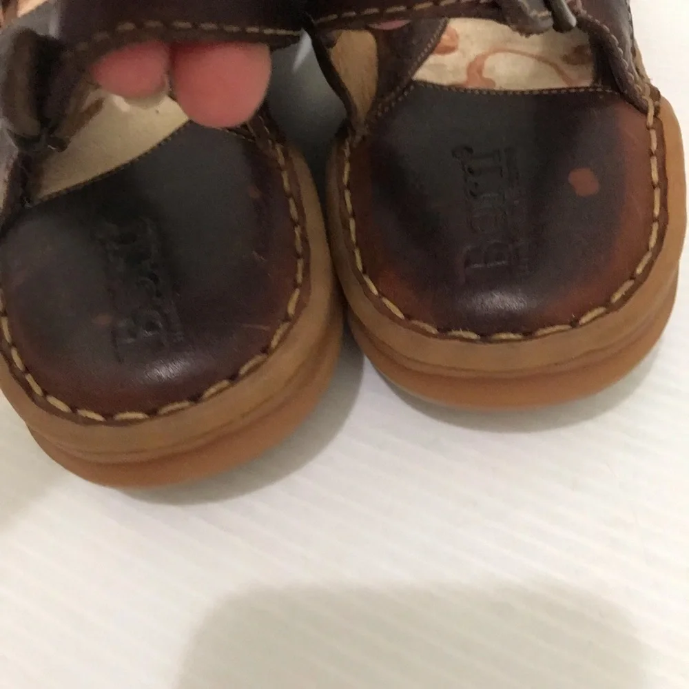Born Brown Leather Sandals Men’s Size 10